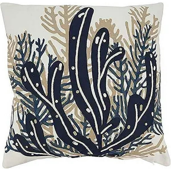 Coastal Sea Coral Pillow Cover