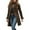 Brown-2, variant on Women's Vintage Western Midi Long Coat Sherpa Fleece Lined Fuzzy Long Sleeve Warm Jacket Winter Dressy Overcoat