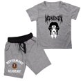 thumbnail image 1 of Conjunto de ropa de verano para niñas Camiseta + Pantalones cortos Conjunto de ropa de verano para niños Estampado de manga corta zhangyuxiang LED, 1 of 2