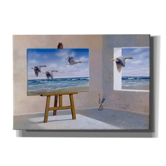 Epic Graffiti 'Goose' by Harro Maass, Canvas Wall Art, 26"x18"