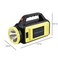 thumbnail image 4 of up to 65% off karymi Solar Rechargeable Handheld Spotlight Flashlight, Super Bright Flashlight for Emergencies, Searchlight Spotlight, Flashlight Hiking Essentials, 4 of 8