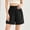 Black, variant on High Waist Wide Band Athletic Shorts, Stretch Breathable Shorts for Running and Gym Black XXXXXL