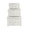 thumbnail image 3 of Seaside White Shell Set Of 3 Trunks, 3 of 5