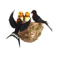 thumbnail image 4 of Nido de golondrina artificial de imitación para Pascua, adorno para jardín volar, 4 of 9