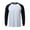 White, variant on JTieacloth Mens Tops Tee Shirts Men's Fashion Color Blocked Long Sleeved Sports T Shirt Men's Breathable Sports Top