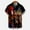 Red, variant on BLTIBY Christmas Button Up Shirt for Men Fun Xmas Printed Casual Lapel Short Sleeve Hawaiian Santa Shirts Fashion Casual Tops with Pockets Blue 4XL