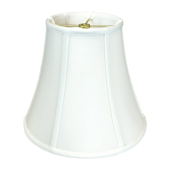 Royal Designs True Bell Basic Lamp Shade, V Notch Fitter, White, 4" x 8" x 7"
