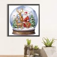 thumbnail image 3 of Pintura de diamante 5D DIY parcial con forma especial, kit de decoración de cristal de Navidad FLhrweasw Nuevo, 3 of 9