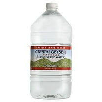 Crystal Geyser Alpine Spring Water, 1 Gallon Bottle - (6 PACK)