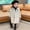 Beige, variant on Toddler Girls Coats & Jackets Autumn Winter In Long Woolen Cloth Cotton Thickening Double In Girls Outdoor Jackets & Outerwear Sportwear