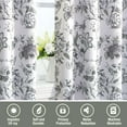 thumbnail image 6 of Turquoize Blackout Curtains 2 Panels Set Floral Print Drapes for Bedroom Thermal Insulated Grommet Window Curtain for Living Room(52"x 84",Antique Green Floral), 6 of 6