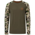 thumbnail image 7 of BASSDASH Men’s Lightweight Camo Hunting Shirt UPF 50+ Sun Protection Long Sleeve Hiking Fishing Performance Tee Mesh Panels, 7 of 7