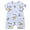 D4-Light Blue, variant on CAUYDY Baby Bodysuit Short Sleeve Romper 3 6 9 12 18 24 Months Newborn Spring Summer Pajamas Preemie Infant Boys Girls Sleepers Loungewear Sizes 6-12 Months,Light Yellow