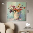 thumbnail image 5 of Pitcher Of Spring Flowers Canvas Flower Vase Glam Wall Art by Art Remedy, Silver Frame, 40" x 40", 5 of 7