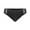 Black, variant on Women High Gloss Leather Sexy Shaping Triangle Shorts Negligee Lingerie Long