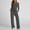 Dark Gray-b, variant on Vivianyo HD Women's 2-Piece Casual Outfit, Long Sleeve Ruched Crew Neck Top and Wide Leg Pants Loungewear Set, Women's Brown, Sizes S-2XL