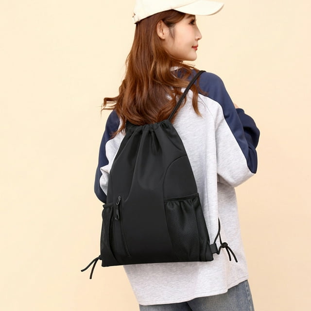 Sac à Dos à Cordon, Sac de Sport Grande Capacité, Sac de Sport Polyvalent, Sac de Jour Durable pour Activités Extérieures, Sac de Transport Léger pour les Trajets