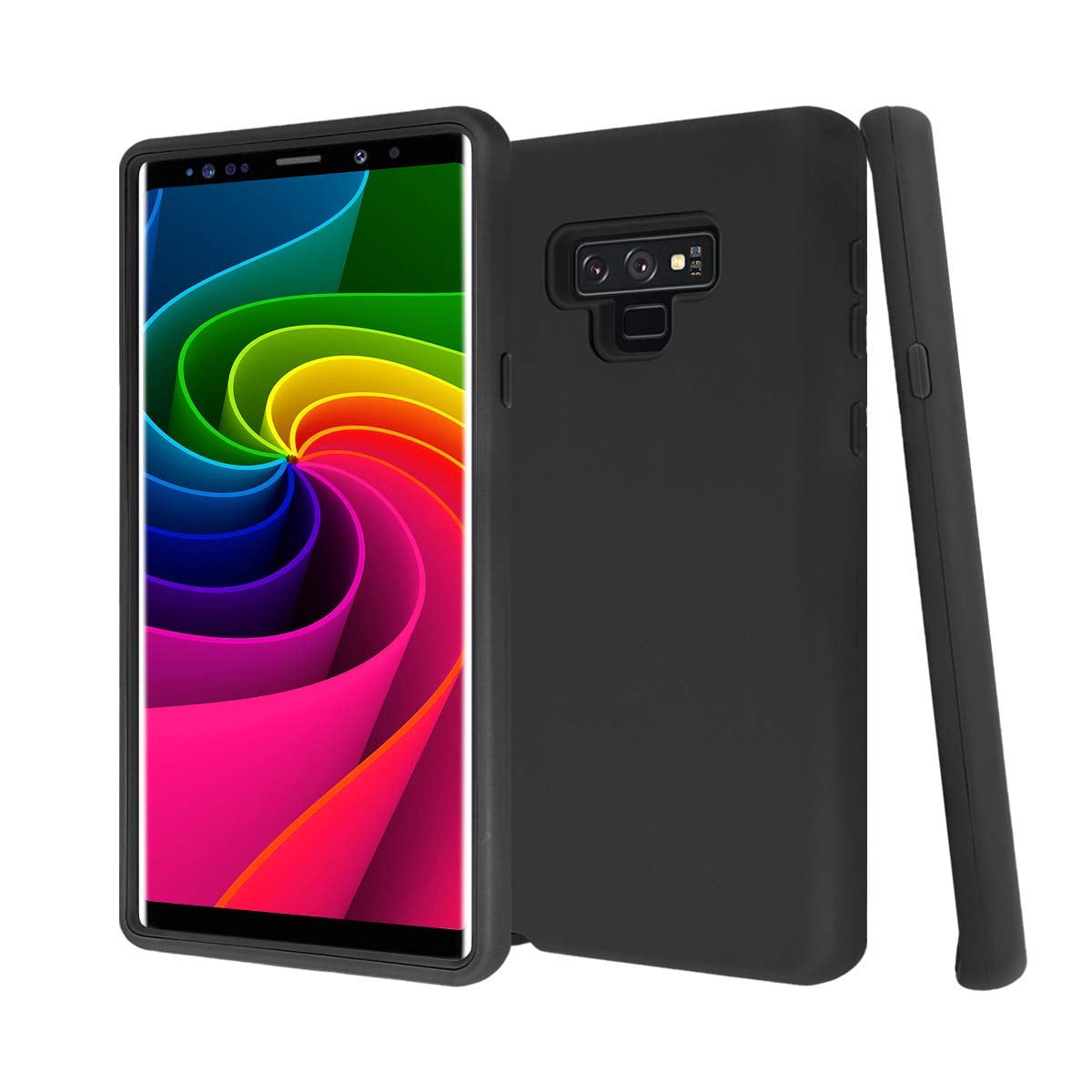 Galaxy Note 9 Case Arkour Minimalist Ultra Thin Slim Fit Cover with Smooth Matte Surface Hard Cases for Samsung Galaxy Note9 - Smooth Black 2018