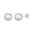 thumbnail image 1 of Sterling Silver Ball Stud Earrings, 5mm, 1 of 1