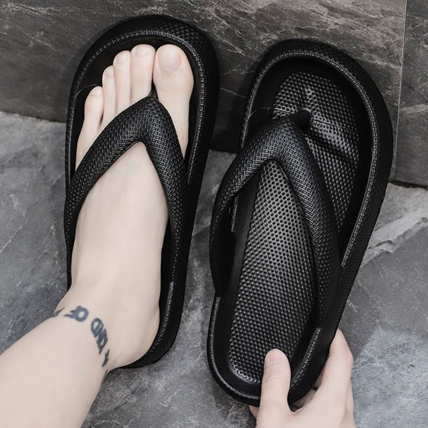 Toboganes Playa Sandalias Con Almohada Tangas Flip Men Mujeres Suave Y Cómoda Cojín para Interiores Al Aire Libre