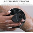 thumbnail image 2 of Silicone Body Scrubber, Shower Bath More Hygienic Than Traditional Loofah, Nicely, Long Lasting, Gentle Exfoliating Brush for Women Men Baby Sensitive Skin, 1 Pack,, 2 of 4