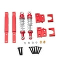 thumbnail image 4 of Amortiguador RC con juego de varillas de tracción, amortiguadores rellenos de aceite, kit de actualización profesional para bricolaje para camiones RC Rojo, 4 of 8