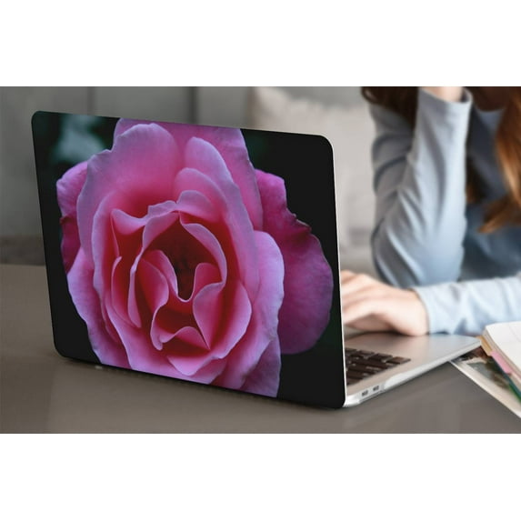 KSK KAISHEK Hard Case Shell Cover Only Compatible 2021/2022/2023 Rel. MacBook Pro 14" with Touch ID Type C + Black Keyboard Cover Model: A2779/A2442 Flower 0078