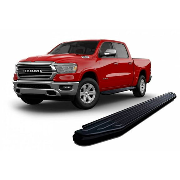 Black Horse Off Road Peerless Running Boards Black Aluminum Pr R285bk Fits select: 2019-2022 RAM 1500