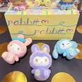 thumbnail image 2 of Sanrio Blind Box Rabbit Series Kuromi Cinnamoroll Figures Miniso Official Store Home Decoration For Fans Children Christmas Gift, 2 of 6