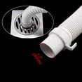 thumbnail image 3 of 2.6Ft PVC Washer Waste Water Pipe Connector Washing Machine Drain Hose, 3 of 7