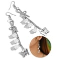 thumbnail image 2 of BQBQERT Sweet Cool Dangle Earrings Fashion Long Flower Butterfly Pendant Earrings Temperament Earrings Woman Jewelry, 2 of 9