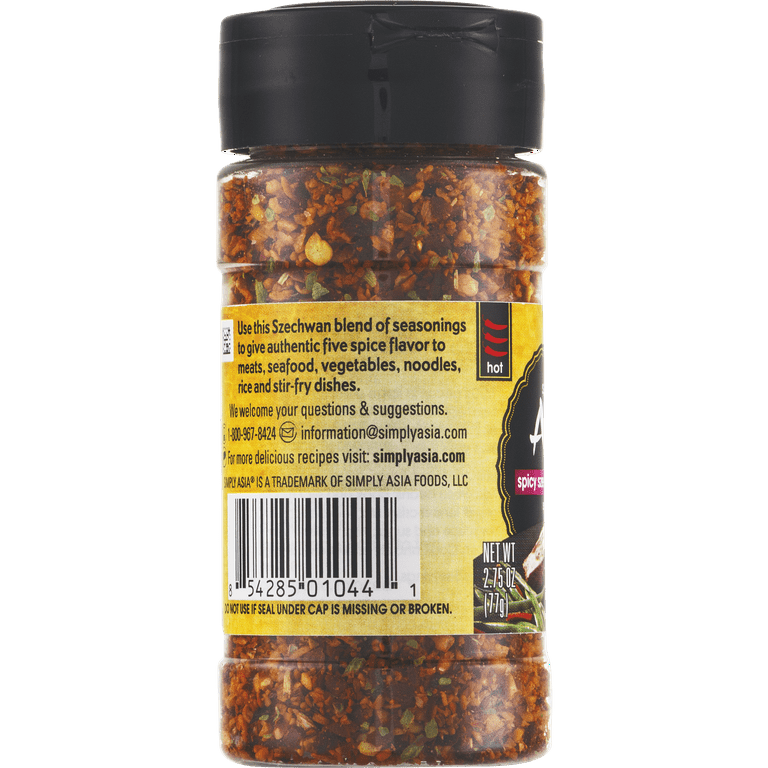 Simply Asia Spicy Szechuan 5 Spice Seasoning Blend, 2.75 oz 