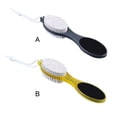 thumbnail image 4 of PP PS Foot File Handheld Replacing PP Plastic PS Replacement Solid Color 4 in 1 Pedicure Exfoliating Dead Skin Remover Cleaning Tool Accessories Yellow, 4 of 9