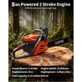 thumbnail image 2 of 52cc Gas Chainsaw Tool Set – 2-Stroke Engine, 16-Inch Bar, Quick Start, Anti-Vibration, Ergonomic Handle, Commercial Grade – 5200 Orange, 2 of 8