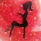 thumbnail image 4 of Adorno de torta Acrílico Moda Tacones Altos Chica Dama Cake Topper Party Decor DIY Negro Macarena, 4 of 7