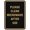Black Gold, variant on Signs ByLITA Portrait Round Please clean microwave after use Sign - Laser-Engraved Lettering | Durable ABS Plastic | Vibrant Colors | Powerful Foam Tape (Black) - Small