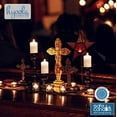 thumbnail image 4 of Hyoola 3 x 4 White Unscented European Made Pillar Candles, Dripless Paraffin Wax with Smokeless Cotton Wicks, 6-Pack, 4 of 5