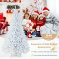 thumbnail image 5 of Costway 7.5Ft Hinged Christmas Tree Pine Tree 1346 Tips Metal, 5 of 10