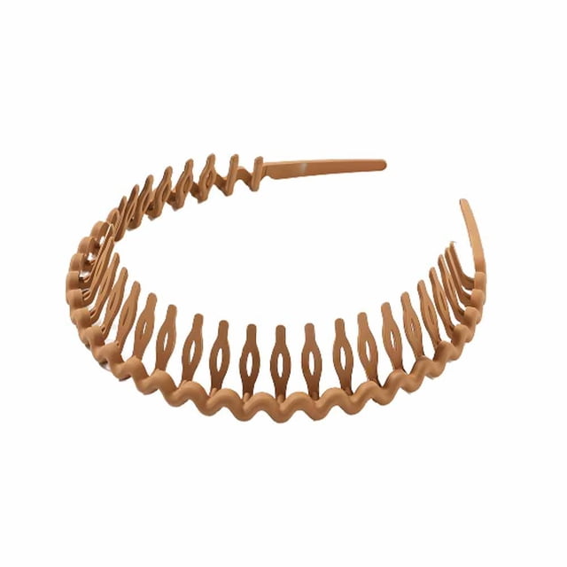 Girls' Powder Frosted Small Wave Hair Hoop Bangs Hair Minimalist Clip L4X3