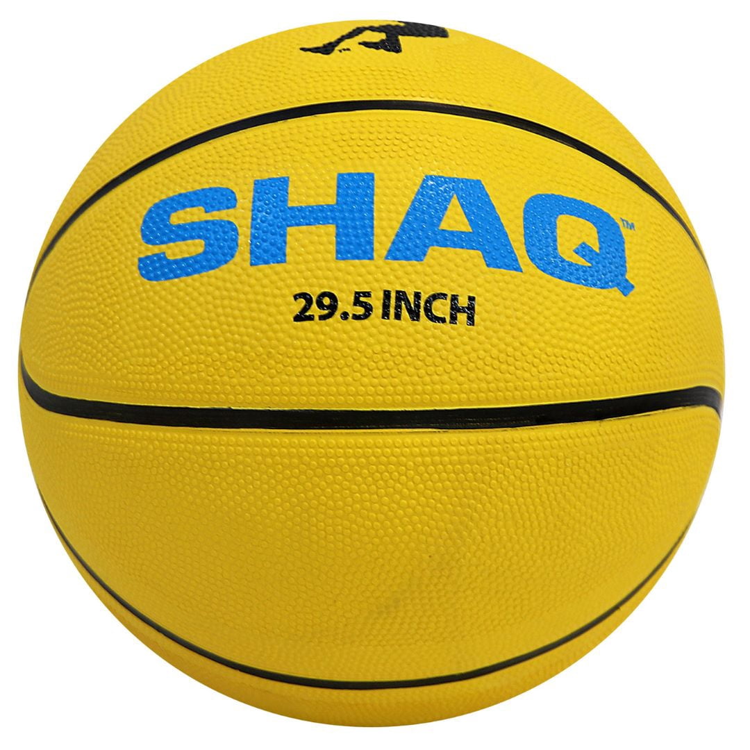 SHAQ Official Size 7 Basketball 29.5" for Indoor Basketball Durable High Performance Indoor Outdoor Basketball Street Court Youth Basketball Equipment