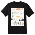 thumbnail image 2 of Plus Size Shirt for Women Black Tops for Women Short Sleeves Shirt for Women Fish T Shirt Crewneck Shirt for Women XS, 2 of 5