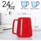 thumbnail image 2 of Taza de café, taza de té de cerámica con asa para papá, hombres y mujeres, estilo único para cualquier cocina, rojo, 2 of 4