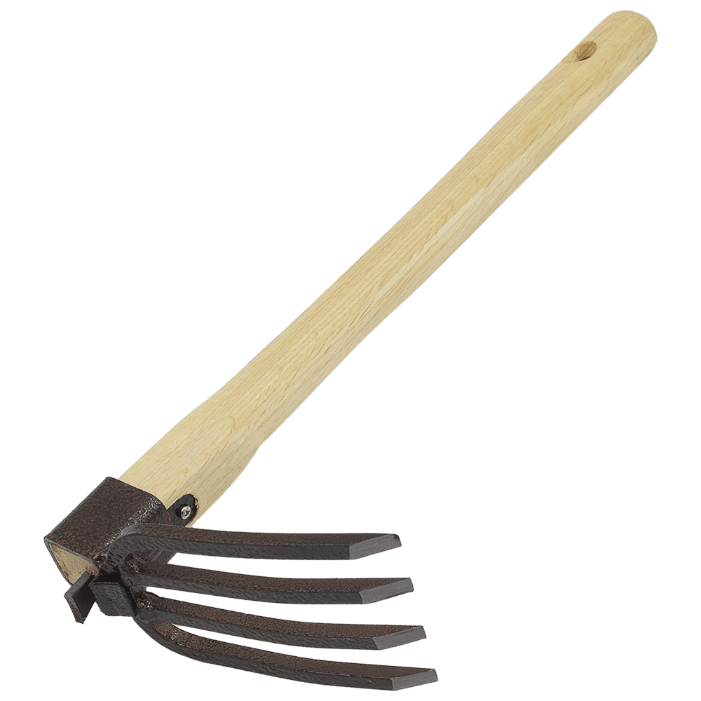 Zenport J6-09 4-Prong Cultivator, Beige - 12 Pack