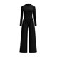 thumbnail image 1 of Enterizo PRETTYGARDEN Negro Cuello Simulado Manga Larga XL, 1 of 8