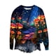 thumbnail image 5 of Xuyuer Women's Long Sleeve Hoodless Printed Casual Warm Sweatshirt, Cozy Pullover for Spring Comfort, Everyday Lounging and Seasonal Graphic Style, 5 of 5