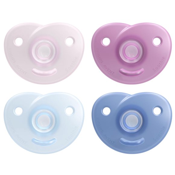 Philips Avent Soothie Heart Pacifier 0-3m, mixed case, 2 pack, SCF099/00
