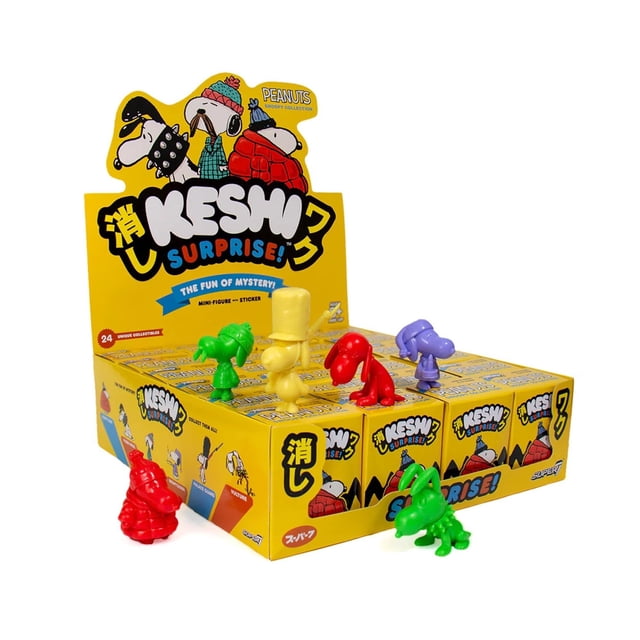 Surtido de figuras Keshi Surprise Super7 Peanuts Snoopy