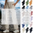 thumbnail image 3 of ClodeEU Women's Lightweight Quick Dry Straight Leg Sweatpants ,Breathable Loose Fit Casual Summer Pants Dark Blue,Women's Plus XXXXXL, 3 of 6