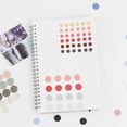 thumbnail image 4 of 100 Hojas de Pegatinas de Lunares de Acuarela, Accesorios para Diario, áLbum de Recortes, Etiqueta de Color DIY, Pegatina Washi, PapeleríA, 4 of 6