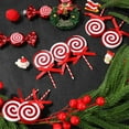 thumbnail image 6 of NOGIS 12Pcs Christmas Candy Cane Plastic Candy Decorations Peppermint Ornaments for Christmas Tree Candy Lollipop Craft Decor for Xmas Home Party Supplies (Purple), 6 of 6
